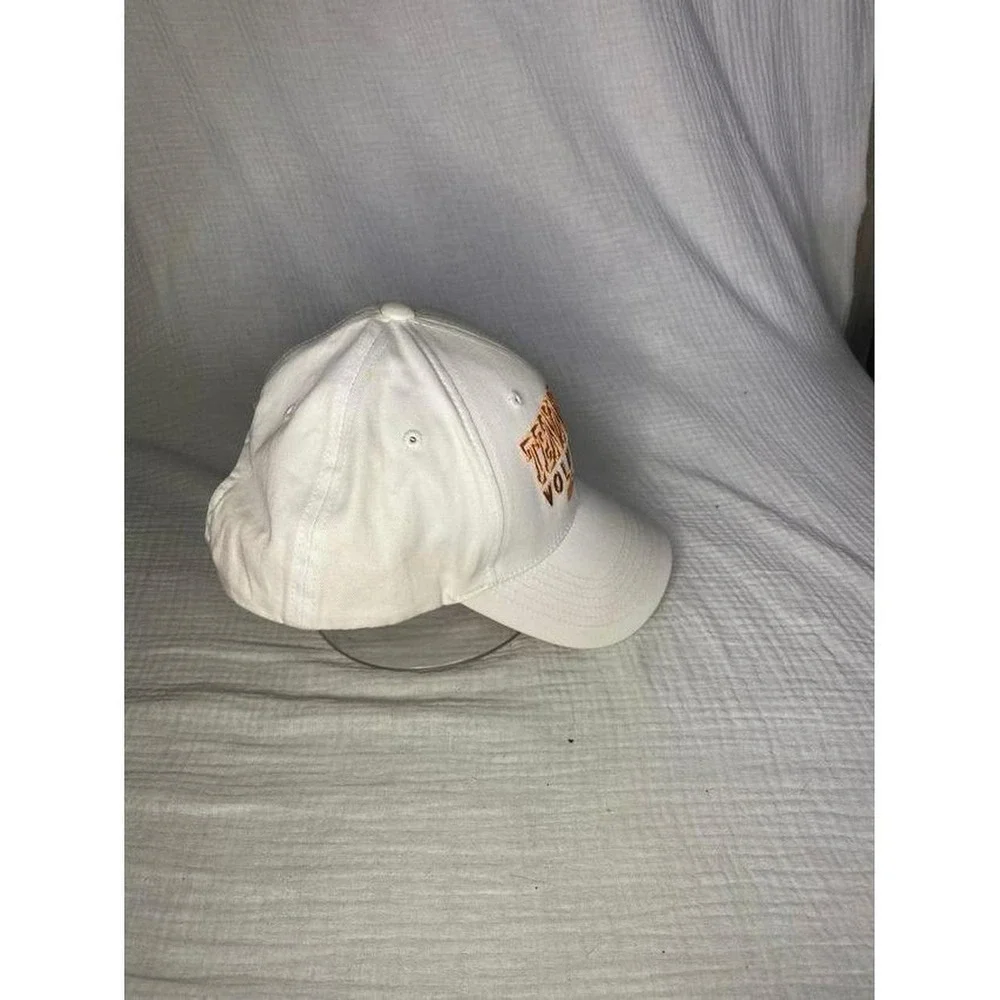 Tennessee Volunteers Adjustable Baseball Cap White Orange NCAA Embroidered Hat